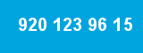 920 123 96 15 920 123 96 15